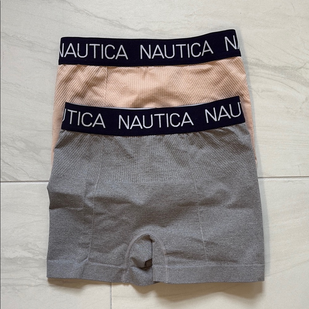 Nautica Boxers - Blush and Gray